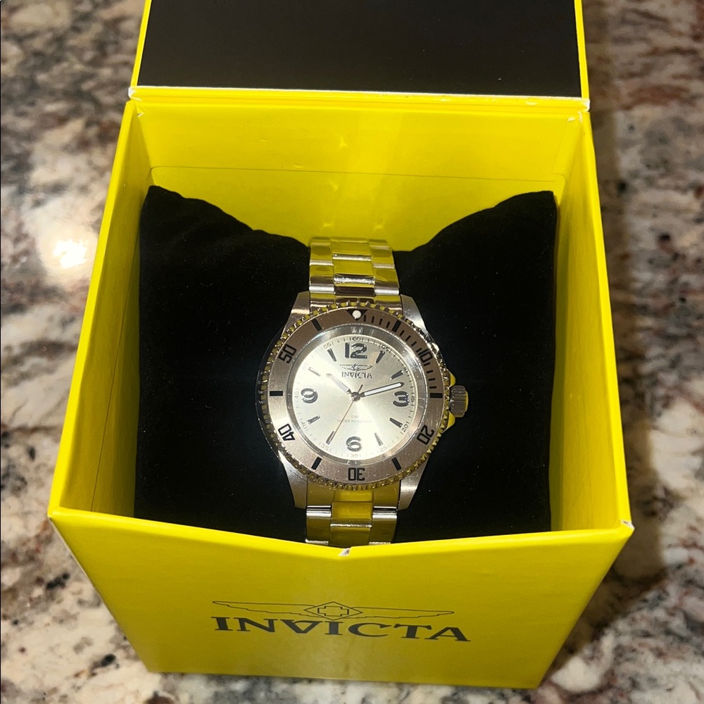 Invicta Two-Tone Silver and Gold Watch